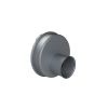 HAARDAANSLUITING ALUM. ROND 100MM