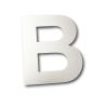 HUISNUMMER LETTER 100MM ALUMINIUM B