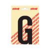 PLAKLETTER NOBEL 120 MM ZWART G