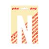 PLAKLETTER NOBEL 120 MM WIT N