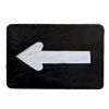 TEKSTBORD STEEN RH 118X82MM ZWART/WIT PIJL