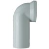 WC AFVOER AANSLUITSTUK - WC-AFLOOP 90GR 110MM WIT [CKAB9000]