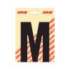 PLAKLETTER NOBEL 120 MM ZWART M