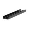 PVC SCHUIFDEUR RAIL PROFIEL ZWART 2X4MM INW LAAG