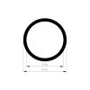 ALUMINIUM BLANK BUIS Ø 42X36MM