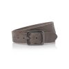 LEDEREN RIEM.  TIMBELT 707 TAUPE 85CM