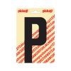 PLAKLETTER NOBEL 150 MM ZWART P