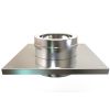 CONVESA KACHELPIJP DUBBELWANDIG RVS Ø 125 MM CONSOLE PLAAT GEVEL/VLOER DOORVOER