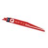 QBLADES RECIPROZAAGBLAD ALLESKUNNER, HOUT MET SPIJKERS, STAAL TOT 12MM, CARB, 6TPI - 228MM, 50X LONGER LIFE