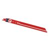 QBLADES RECIPROZAAGBLAD DIK METAAL, STAAL TOT 12MM, CARB, 8TPI - 304MM, 50X LONGER LIFE