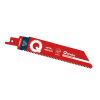 QBLADES RECIPROZAAGBLAD MEDIUM METAAL, STAAL TOT 8MM, CARB, 10TPI - 151MM, 50X LONGER LIFE