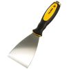 SCHRAPER MET EXTRA DIK BLAD VAN 1,8 MM EN 75 MM BREED INCL. GROOT SLAGVLAK