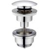 WASTAFEL AFVOERPLUG DRUKKNOP 1 1/4