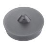 GOOTSTEENSTOP RUBBER 48,5MM ZWART [T358616]