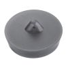 GOOTSTEENSTOP RUBBER 48,5MM ZWART [T358616]