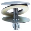 AFDEKPLAATJE 52MM + VLEUGELMOER CHROOMNIKKELSTAAL [TEC319597]