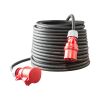 VERLENGSNOER H07RN-F MET AANGESPOTEN STEKKERS CEE 32AMP.5X2,5 25 MTR