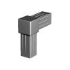 BUISVERBINDER 2-WEG-VLAK KUNSTSTOF TBV BUIS 20X20X1,5MM