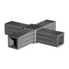BUISVERBINDER 4-WEG-VLAK KUNSTSTOF TBV BUIS 20X20X1,5MM