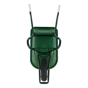 KRUIWAGEN KUNSTSTOF GROEN 100 LITER