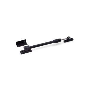 TELESCOPISCHE RAAMUITZETTER BINNENDRAAIEND 30CM ZWART