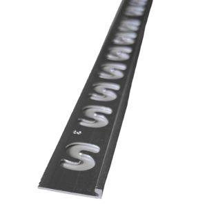 SUBSTRAT TEGELPROFIEL RECHTHOEKIG  ALUMINIUM NATUREL 3X2500MM