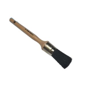 PATENTKWAST ZWART HAAR GELAKTE HOUTEN STEEL NO.30