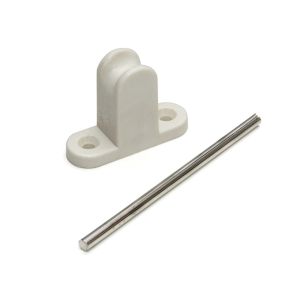 ACCESSOIRESET VOOR DEURSLUITER- KUNSTSTOF DEURGELEIDER+STELPEN VOOR  DVP 200 SERIE