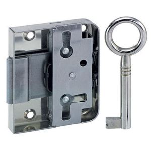 MEUBELSLOT OPLEG JUNIE 15 MM 704 KAST STAAL VERNIKKELD