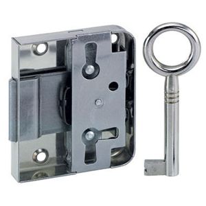 MEUBELSLOT OPLEG JUNIE 15 MM 704 KAST STAAL VERNIKKELD