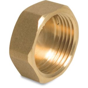 PROFEC NR. 300 ZESHOEKIGE DOP MESSING 1" BINNENDRAAD 30BAR