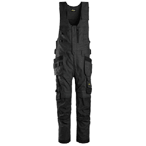 SNICKERS OVERALL STRETCH WERKBROEK MET ZAKKEN ZWART (0404)