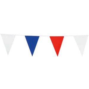 PAVOISEERLIJN 10 MTR ROOD-WIT-BLAUW