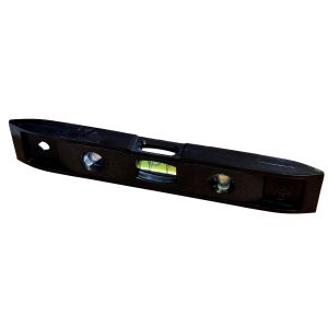 TORPEDO WATERPAS MAGNETISCH KUNSTOF ZWART 225MM