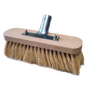 MASTIEK LUIWAGEN FIBER HOUTEN BLOK 240X68MM MET STEELHOUDER GEGALVANISEERD