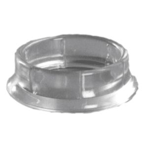 MEUBELSCHOTEL GLASHELDER 30MM ROND QLINQ; VERPAKKING À 2 STUKS