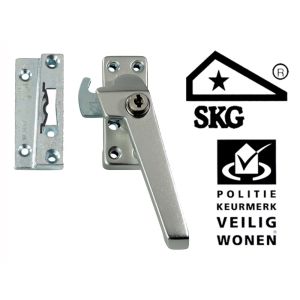 RAAMBOOMPJE AXA MET SLOT SKG* ALUMINIUM RECHTS