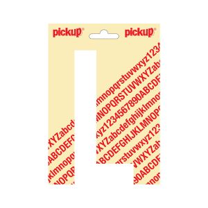 PLAKLETTER NOBEL 150 MM WIT L