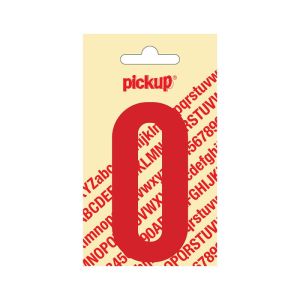 PLAKLETTER NOBEL 90 MM ROOD