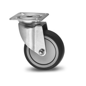 ZWENKWIEL RUBBER MET BEVESTIGINGSPLAAT