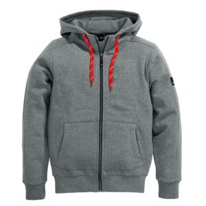 FHB FLEECE VEST BENNO MET CAPUCHON GRIJS