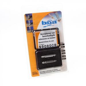 BOA GRABIT SET SCHROEVEN EN BOUTEN UITDRAAIER NR. 2+3