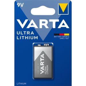 BATTERIJ VARTA LITHIUM 9V LI 1200MAH 1543YLW-100