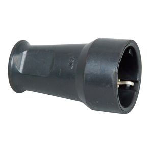 CONTRASTEKKER RUBBER ZWART