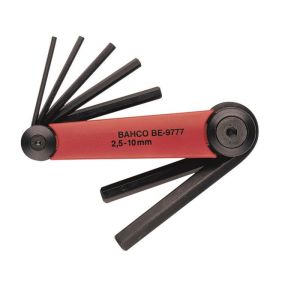 INBUS-STIFTSLEUTELSET ZESKANT BAHCO OPVOUWBAAR