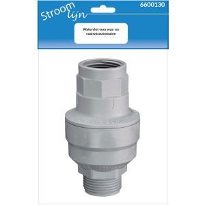 WATERSLOT VOOR WAS- EN VAATWASAUTOMATEN 0-40 LTR 3/4" X 3/4" BLAUW