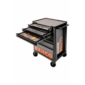 BAHCO 26” GEREEDSCHAPSWAGEN, ZWART 7 LADEN 