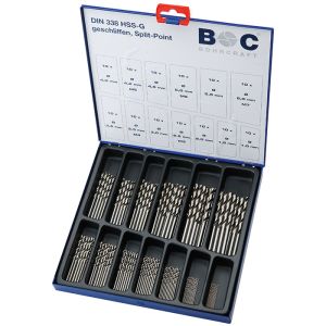 BOHRCRAFT SPIRAALBORENSET MG 130 DIN 338 HSS-G TYPE N Ø 1,0-6,0MM+3,3+4,2 130