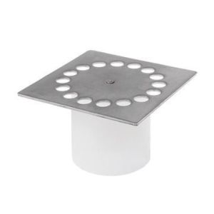 ROOSTER RVS VOOR DOUCHE SIFON 10X10 CM