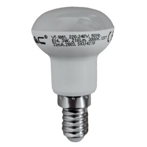 LEDLAMP REFLECTOR R39 E14 MAT 230V-3W WARMWIT SKU4219